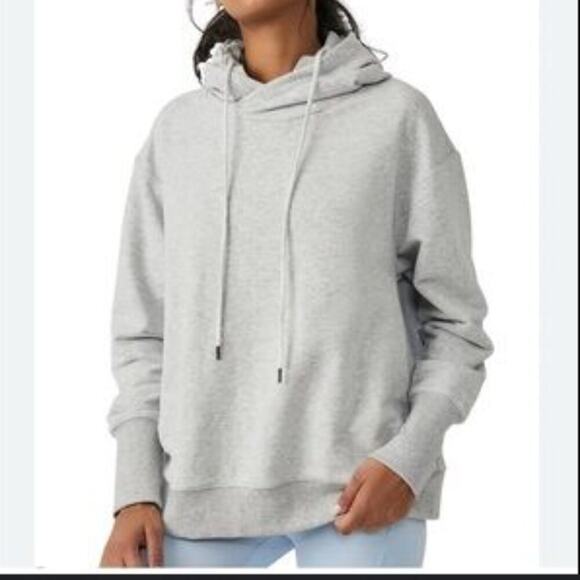 Free People Movement Grey  Double Overtime Hoodie in Excellent condition Size Xs - Picture 2 of 9